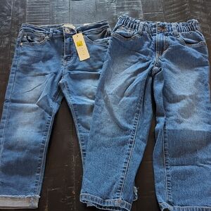 2 Pairs of Kids Blue Denim Jeans
